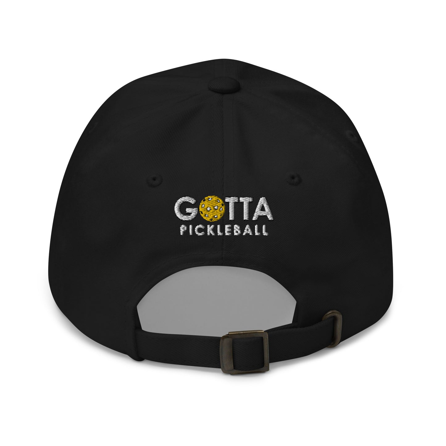 Cotton Twill Classic Cap: Embroidered Hat Pickleball Dog (more colors)