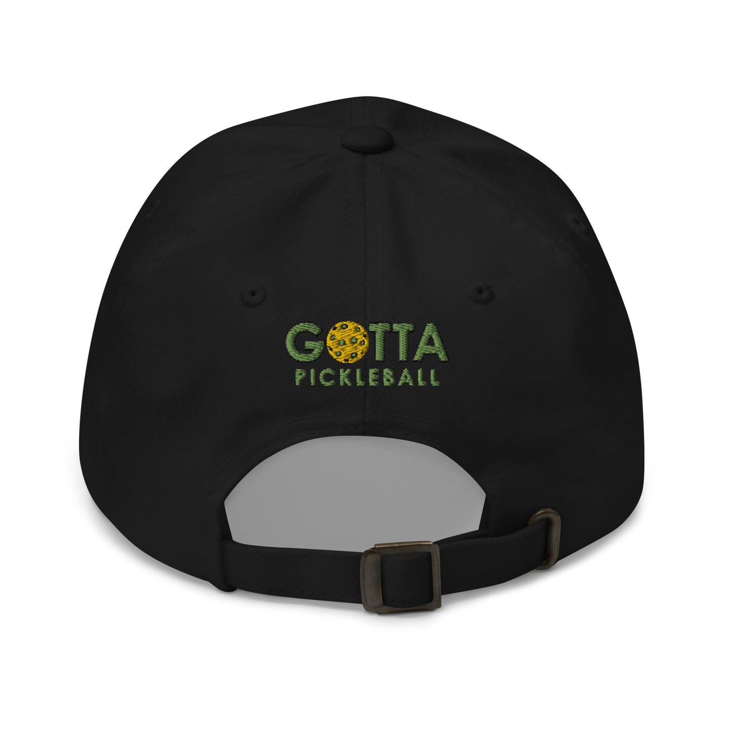 Cotton Twill Classic Cap: Embroidered Hat Green Pickleball (more colors)