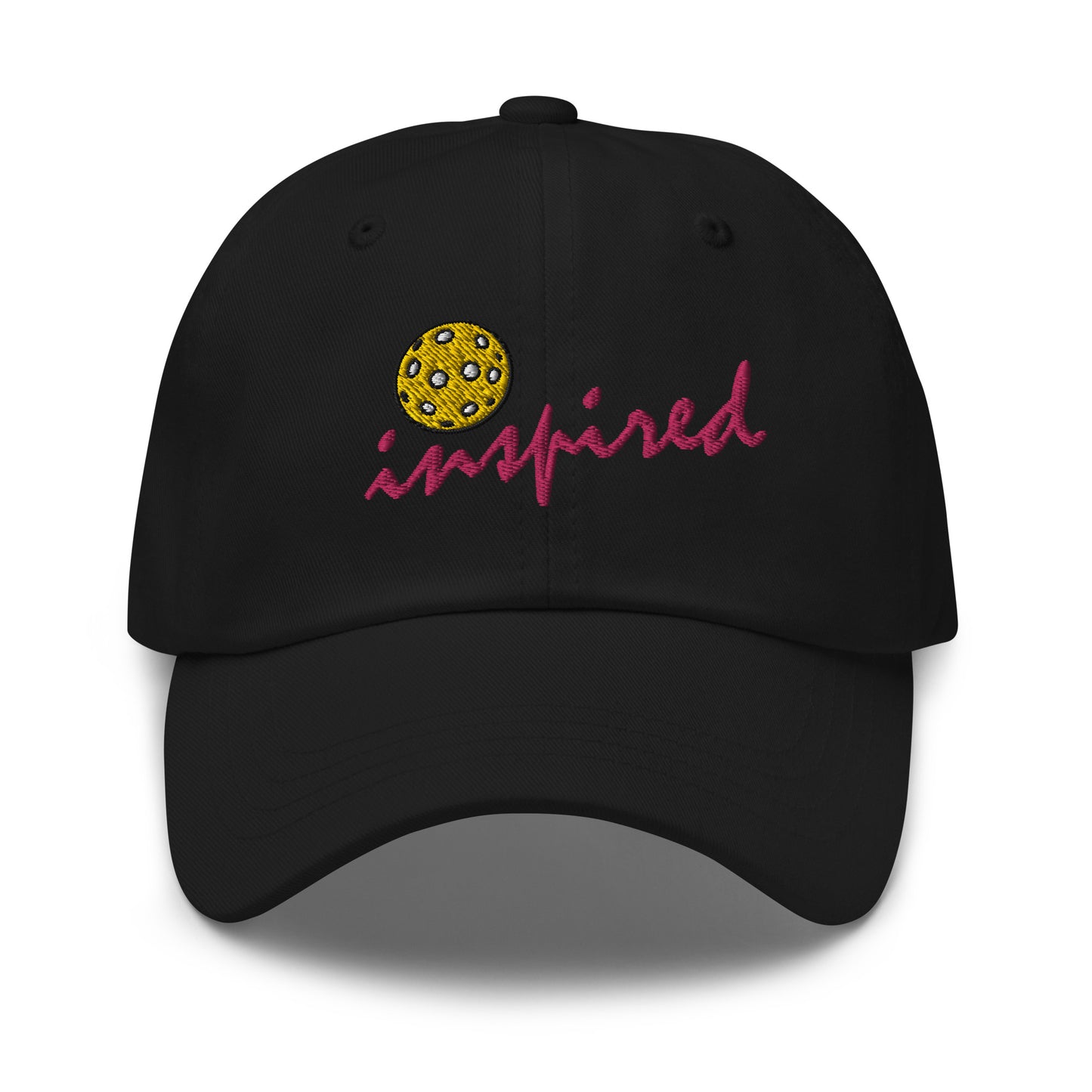 Cotton Twill Classic Cap: Embroidered Hat Pickleball Inspired (more colors)