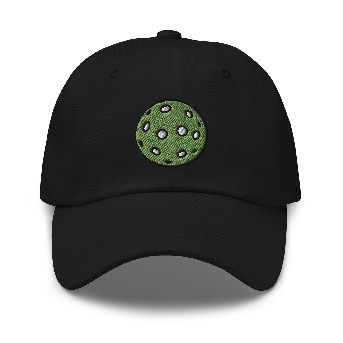 Cotton Twill Classic Cap: Embroidered Hat Green Pickleball (more colors)