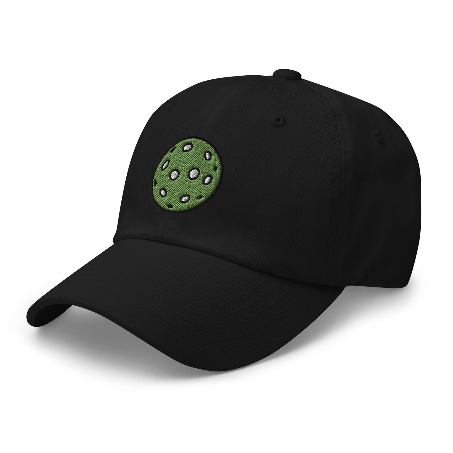 Cotton Twill Classic Cap: Embroidered Hat Green Pickleball (more colors)