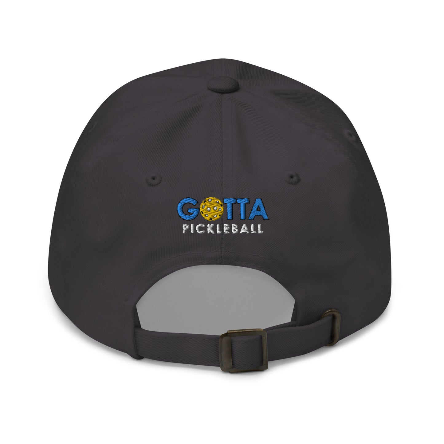 Cotton Twill Classic Cap: Embroidered Hat Pickleball Orbit White (more colors)