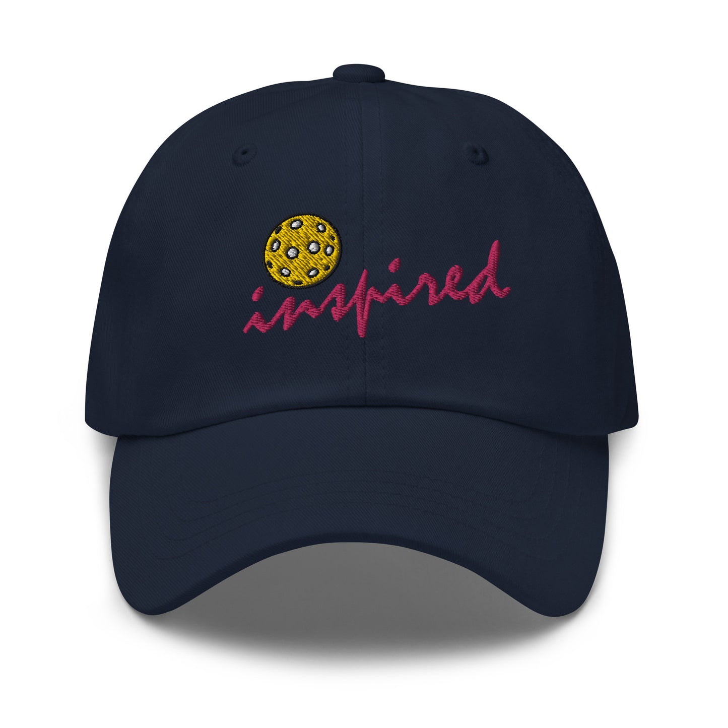 Cotton Twill Classic Cap: Embroidered Hat Pickleball Inspired (more colors)