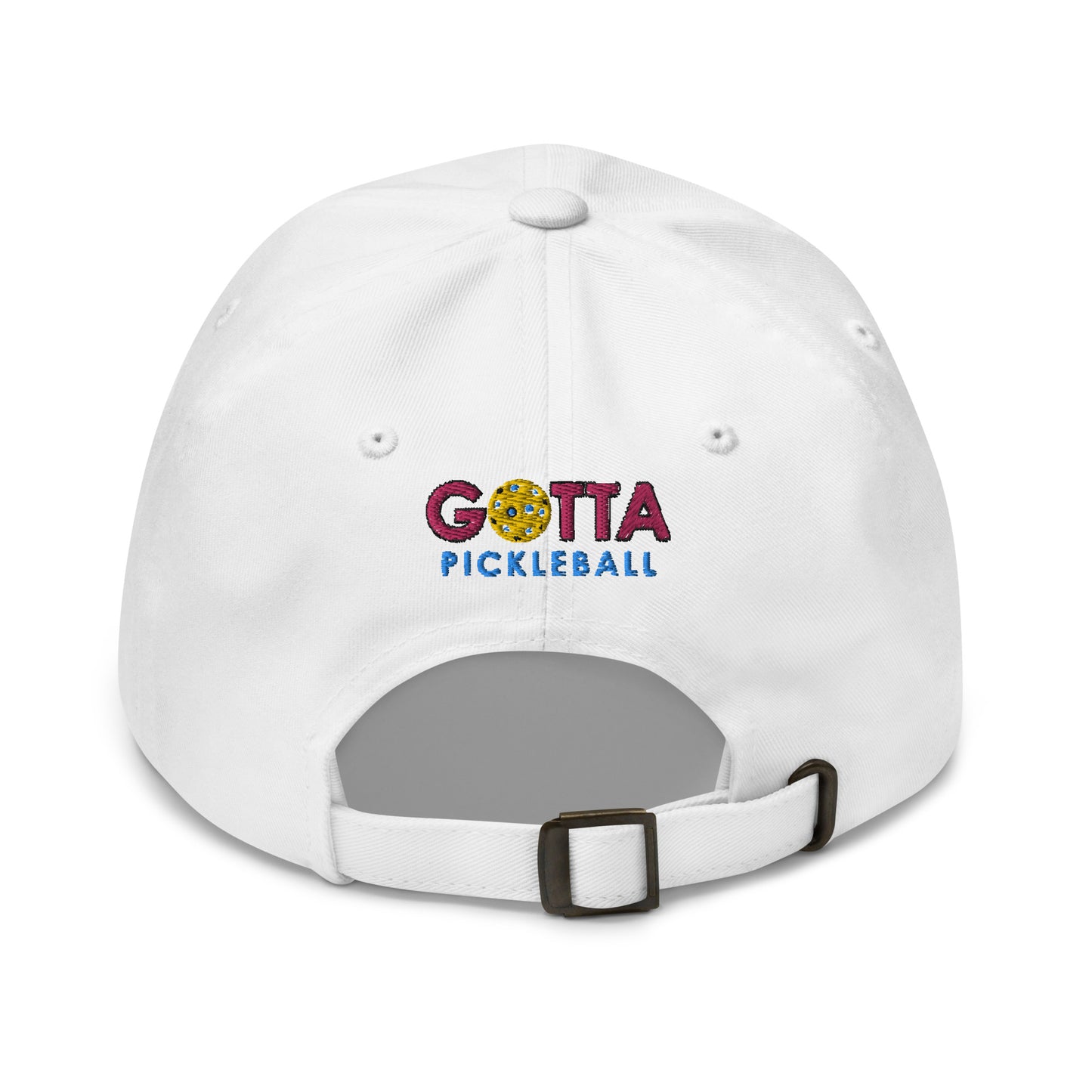 Cotton Twill Classic Cap: Embroidered Hat Pickleball Inspired (more colors)