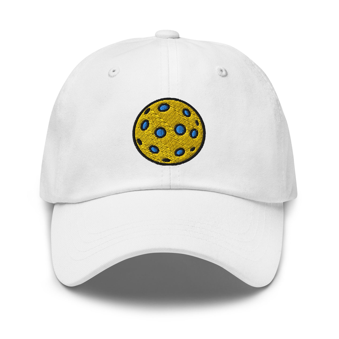 Cotton Twill Classic Cap: Embroidered Hat Blue Pickleball (more colors)