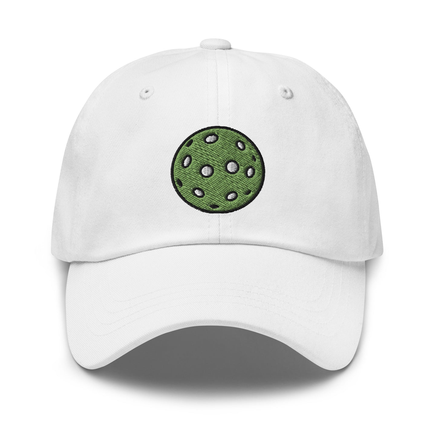 Cotton Twill Classic Cap: Embroidered Hat Green Pickleball (more colors)