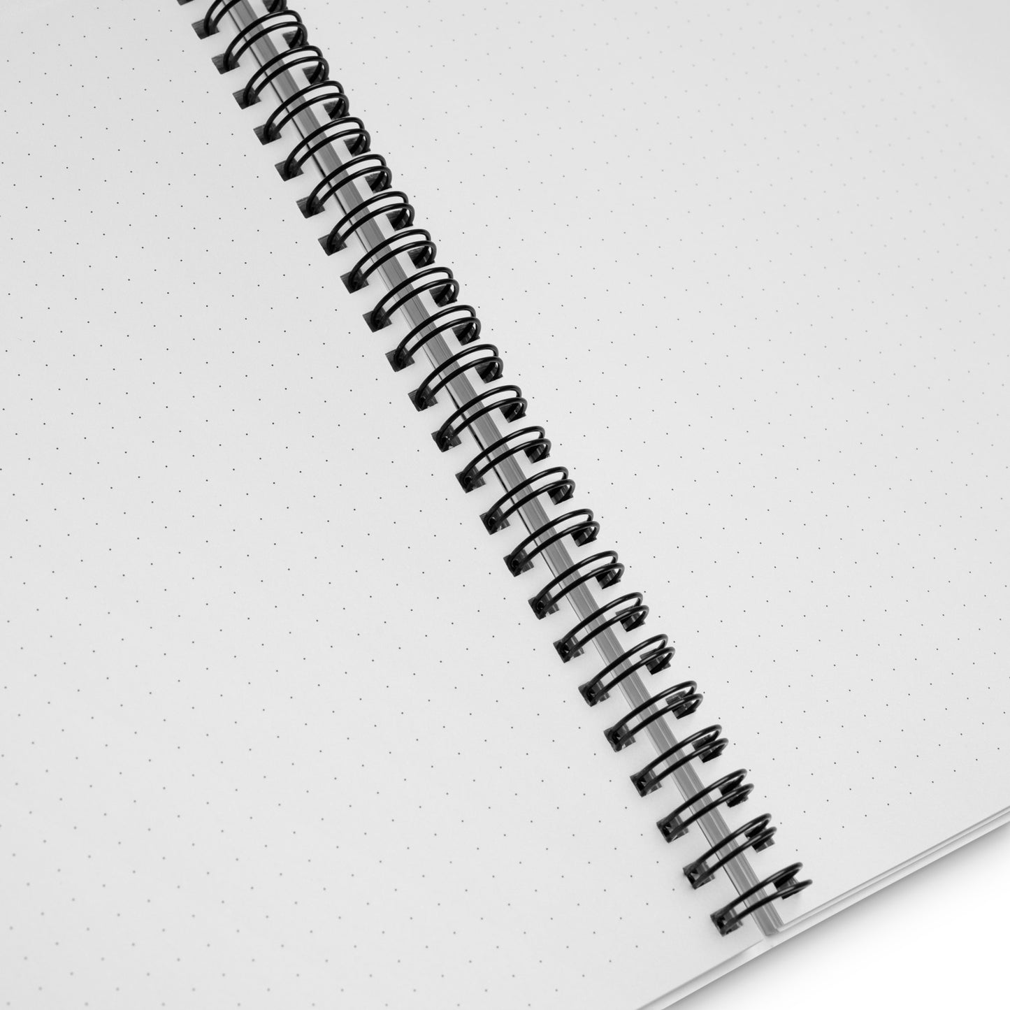 Spiral notebook: Black Cat with Pickleball Whiskers