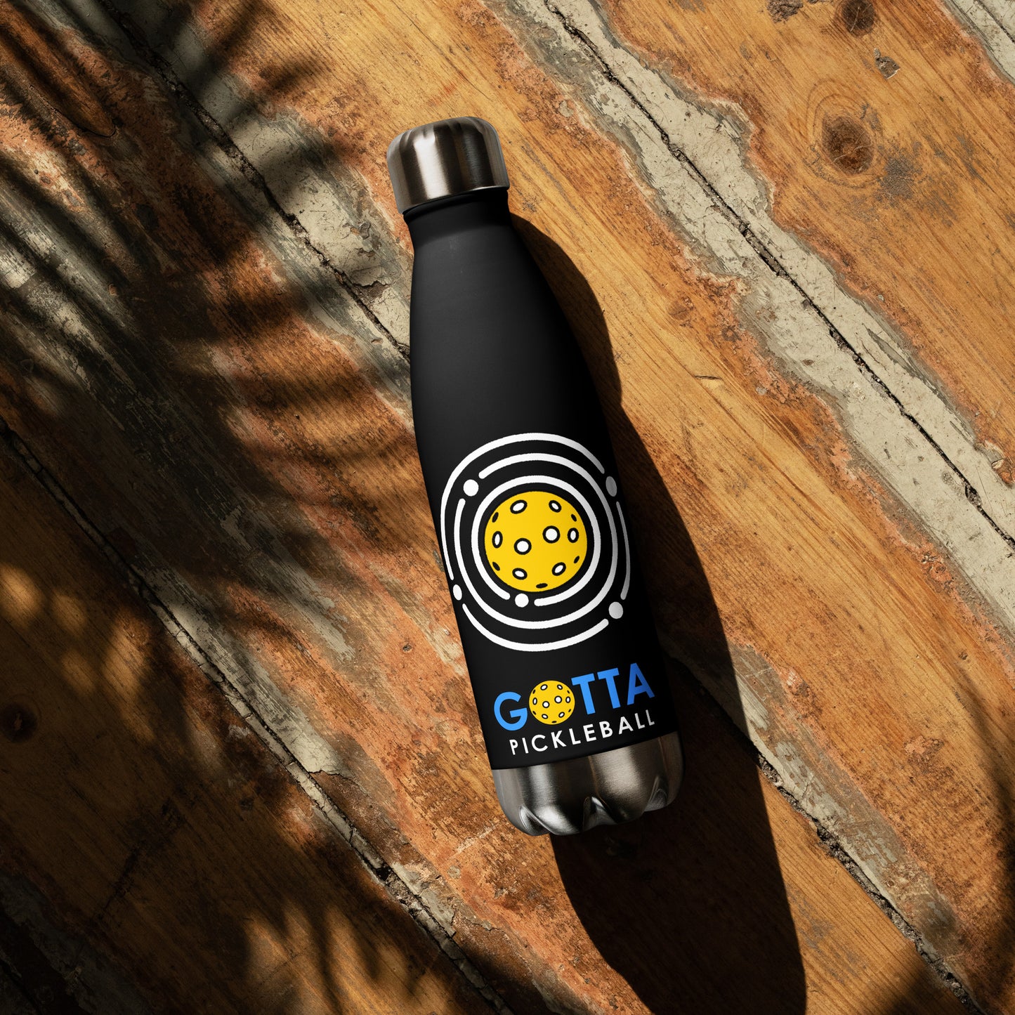 Stainless Steel Water Bottle: Pickleball Orbit