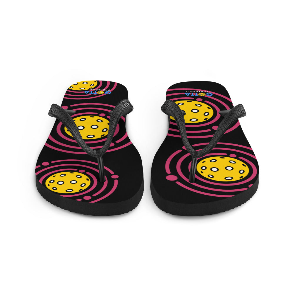 Flip-Flops: Pickleball Orbit Pink