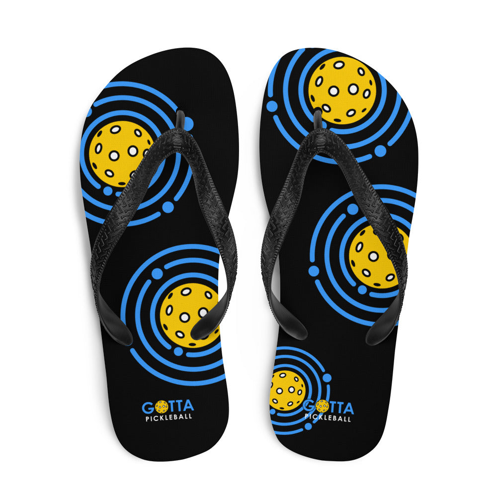 Flip-Flops: Pickleball Orbit Blue