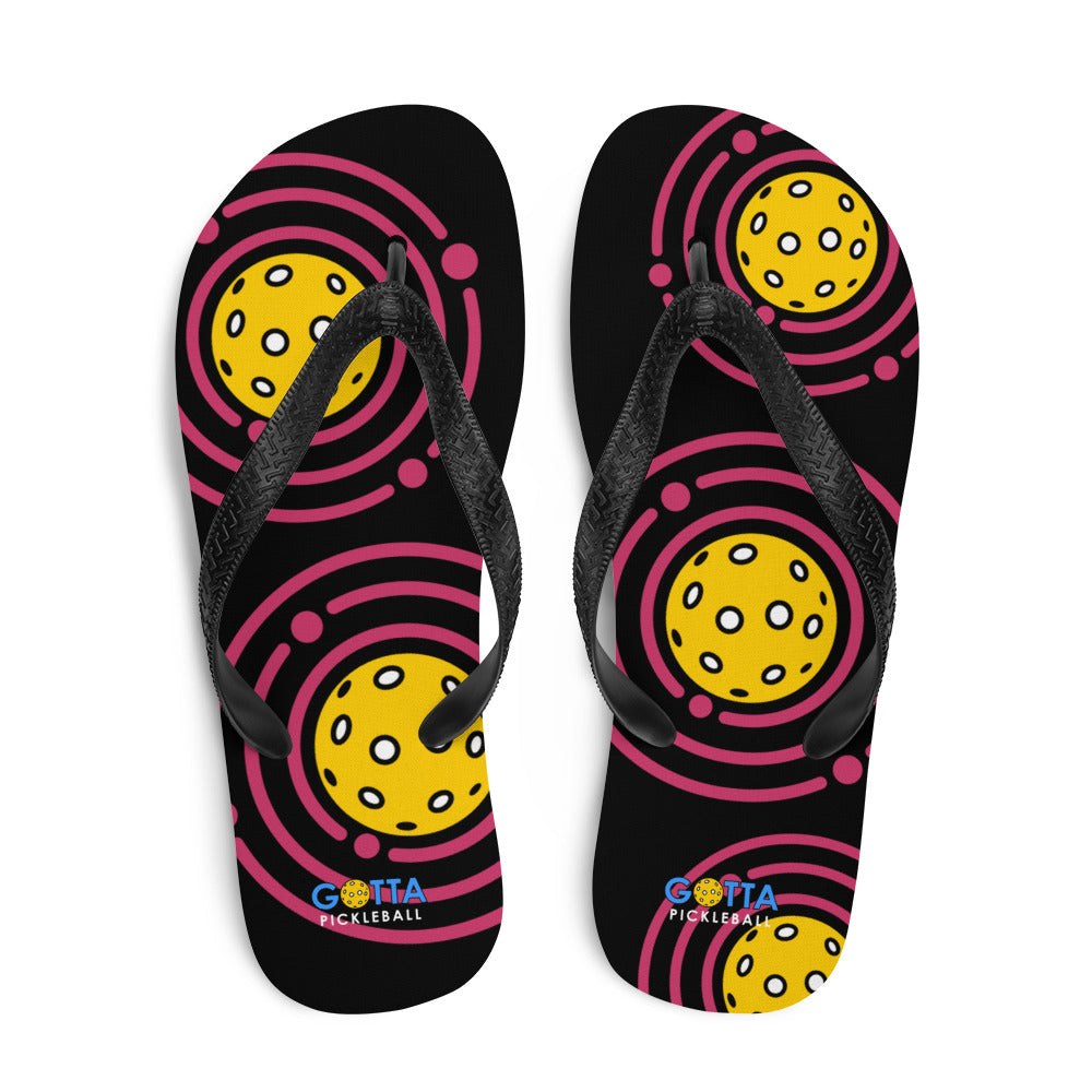 Flip-Flops: Pickleball Orbit Pink