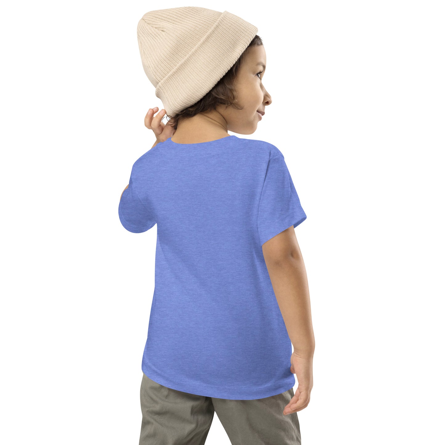 Toddler T-Shirt Cotton: Cat Black with Pickleball Whiskers (more colors)