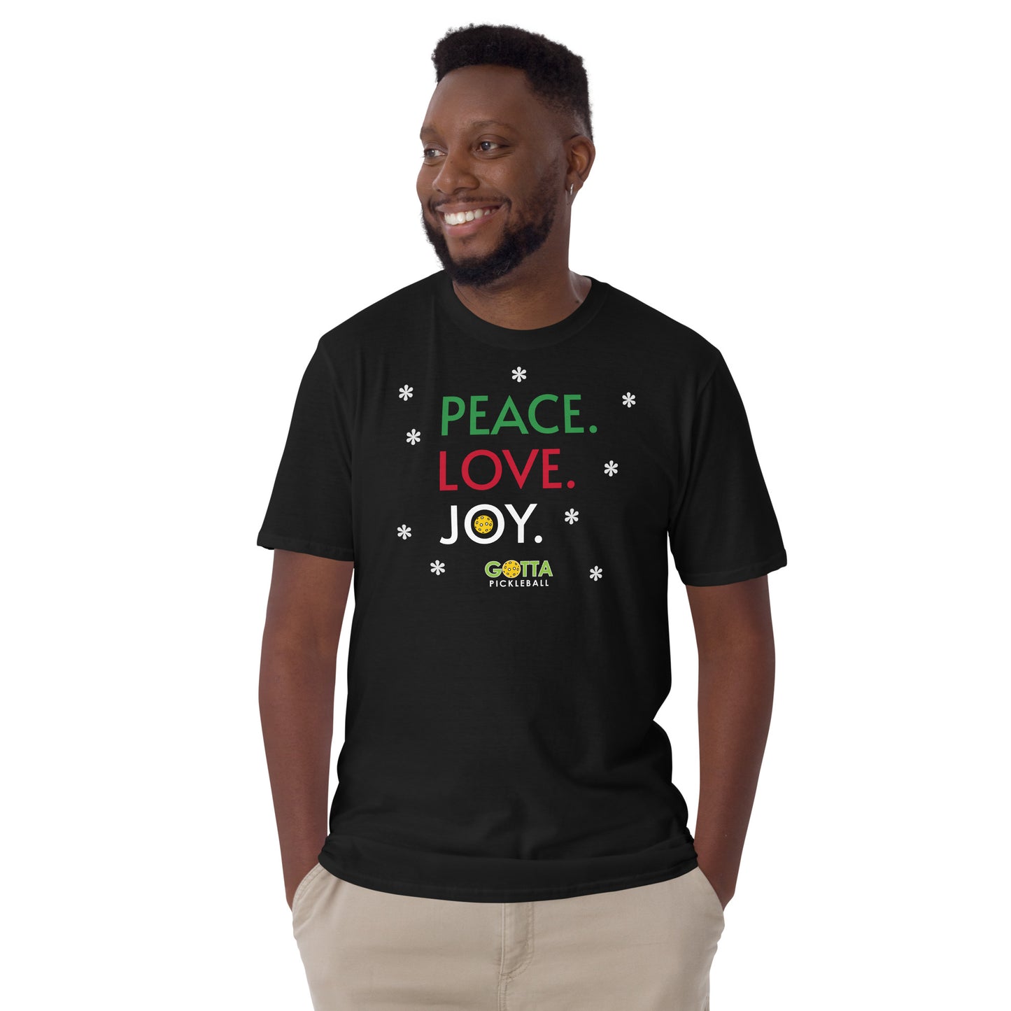 Classic T-Shirt: Unisex Peace Love Joy (more colors)