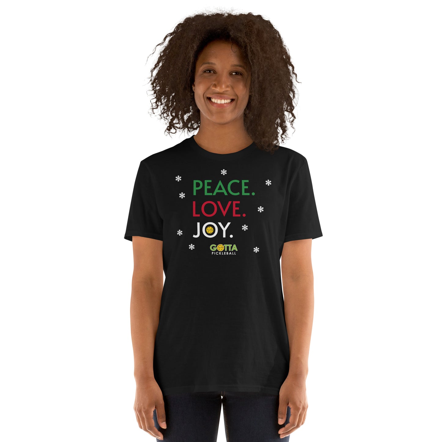 Classic T-Shirt: Unisex Peace Love Joy (more colors)