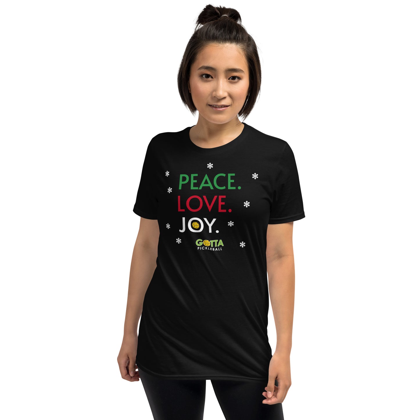Classic T-Shirt: Unisex Peace Love Joy (more colors)