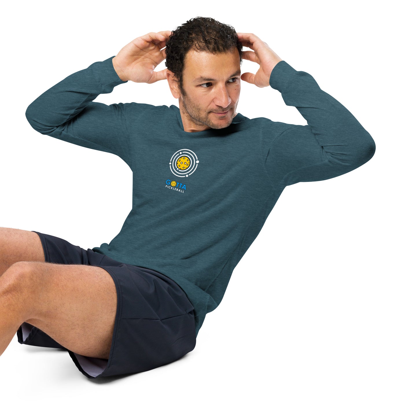 Unisex Long Sleeve Tee: PiCKLEBALL ORBIT (more colors)
