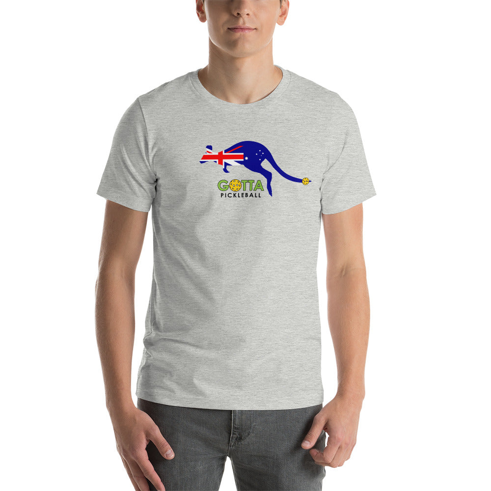 Classic T-Shirt: AUSTRALIA KANGAROO PICKLEBALL (more colors)