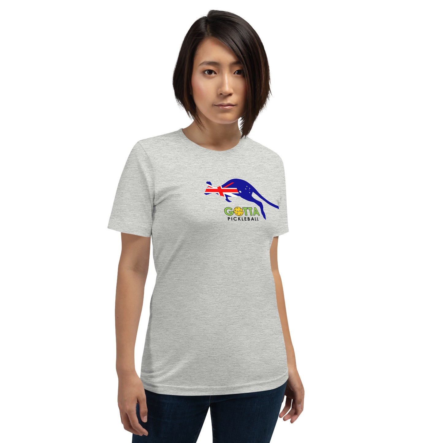 Classic T-Shirt: AUSTRALIA KANGAROO PICKLEBALL (more colors)
