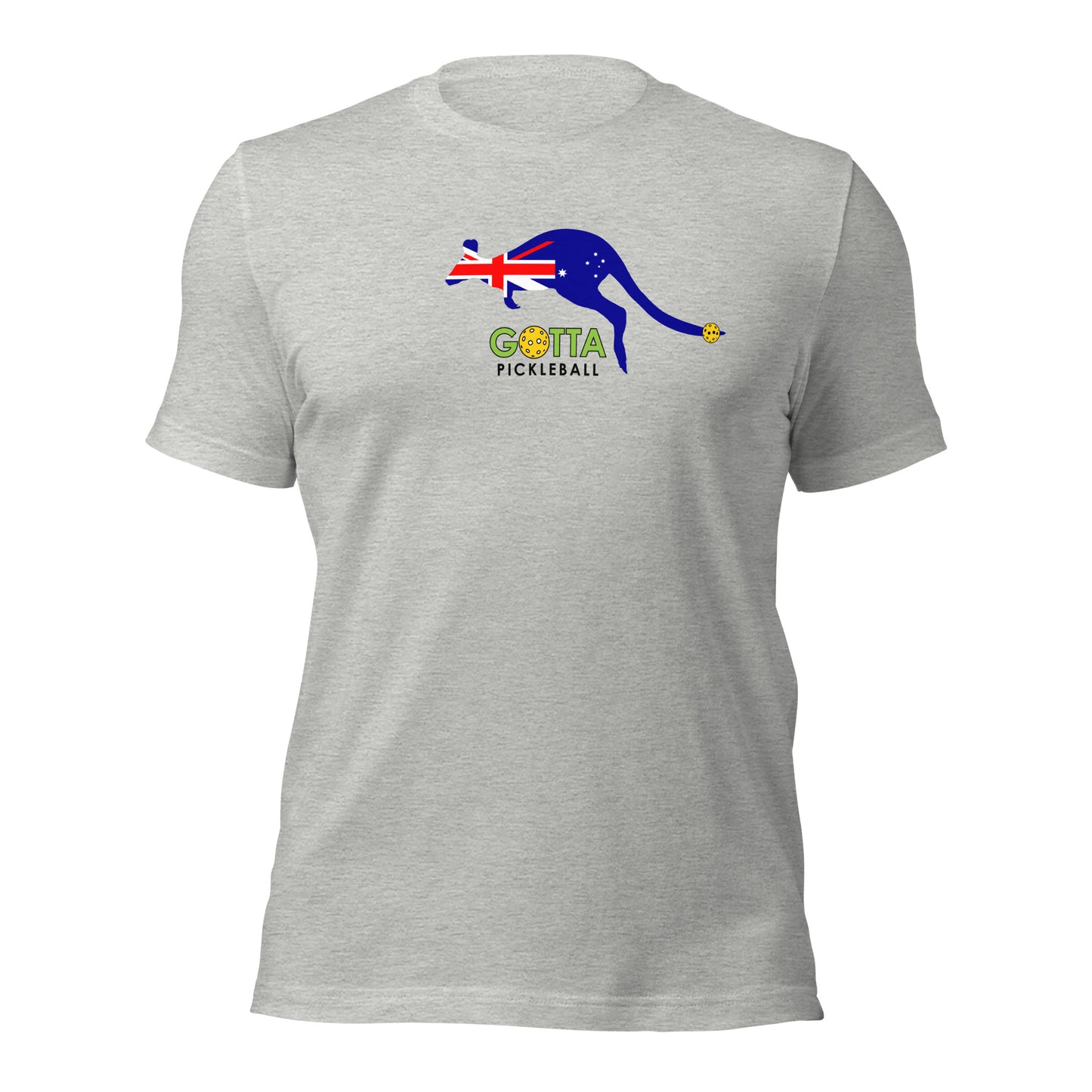 Classic T-Shirt: AUSTRALIA KANGAROO PICKLEBALL (more colors)
