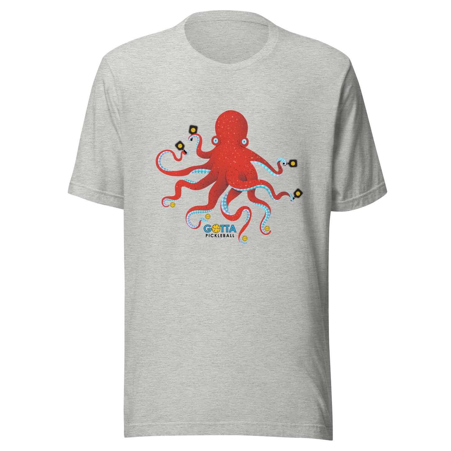 Classic T-Shirt: OCTOPUS PICKLEBALL PADDLES (more colors)