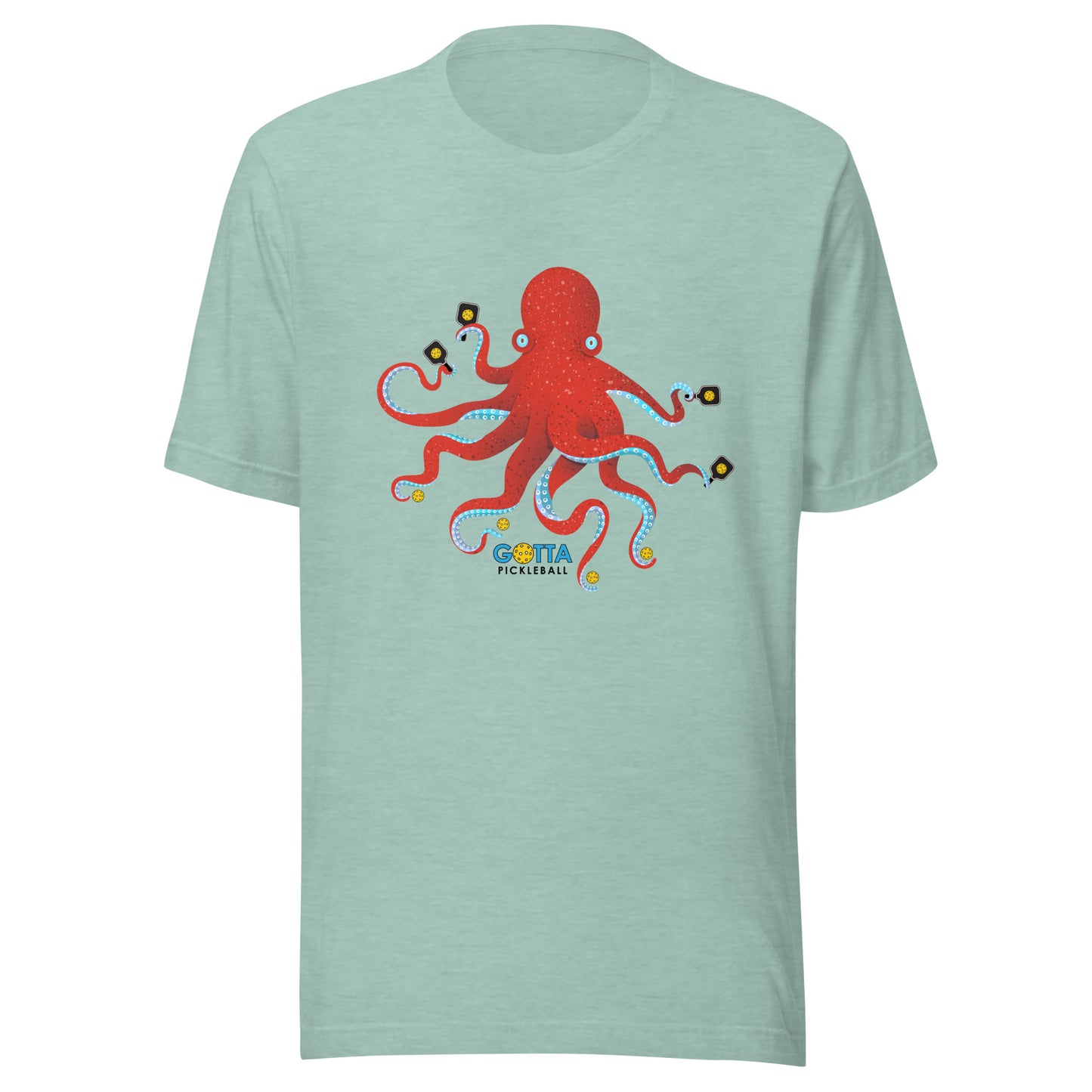 Classic T-Shirt: OCTOPUS PICKLEBALL PADDLES (more colors)