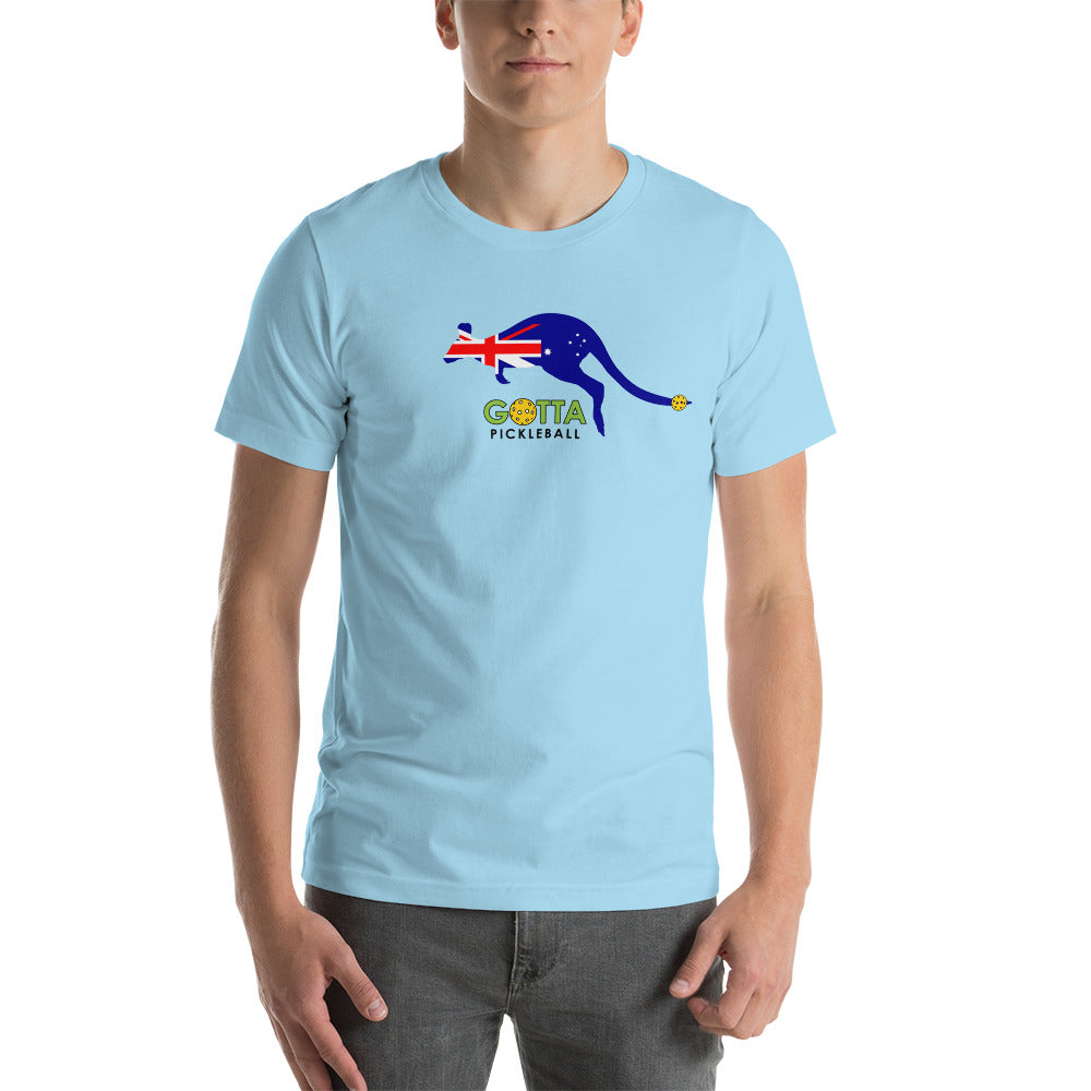Classic T-Shirt: AUSTRALIA KANGAROO PICKLEBALL (more colors)