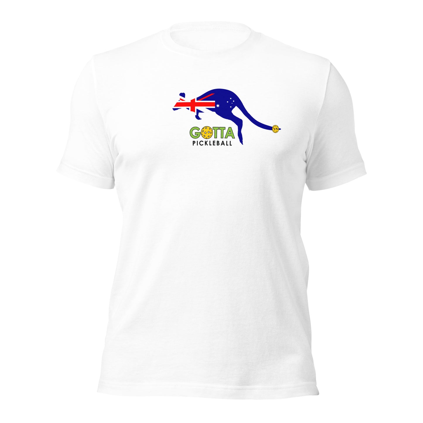 Classic T-Shirt: AUSTRALIA KANGAROO PICKLEBALL (more colors)