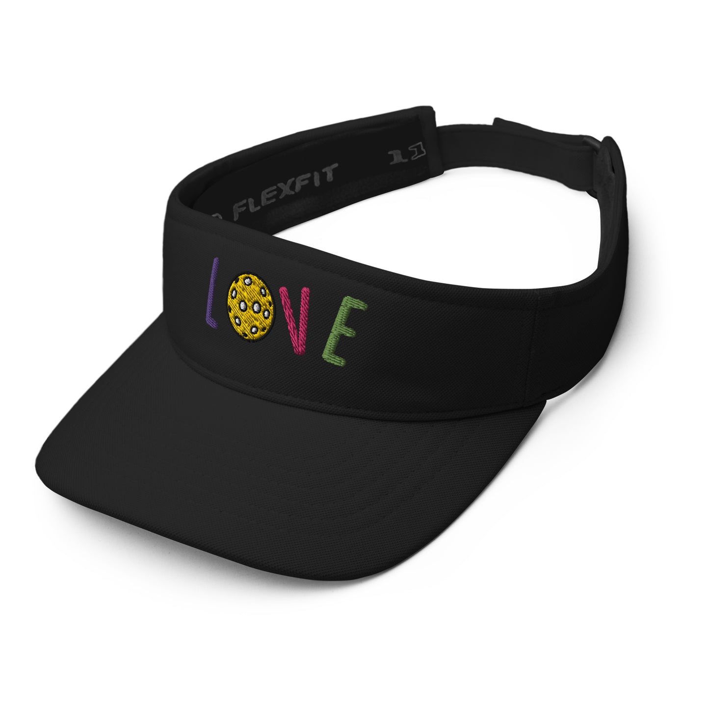 Visor: Embroidered Pickleball Love (more colors)