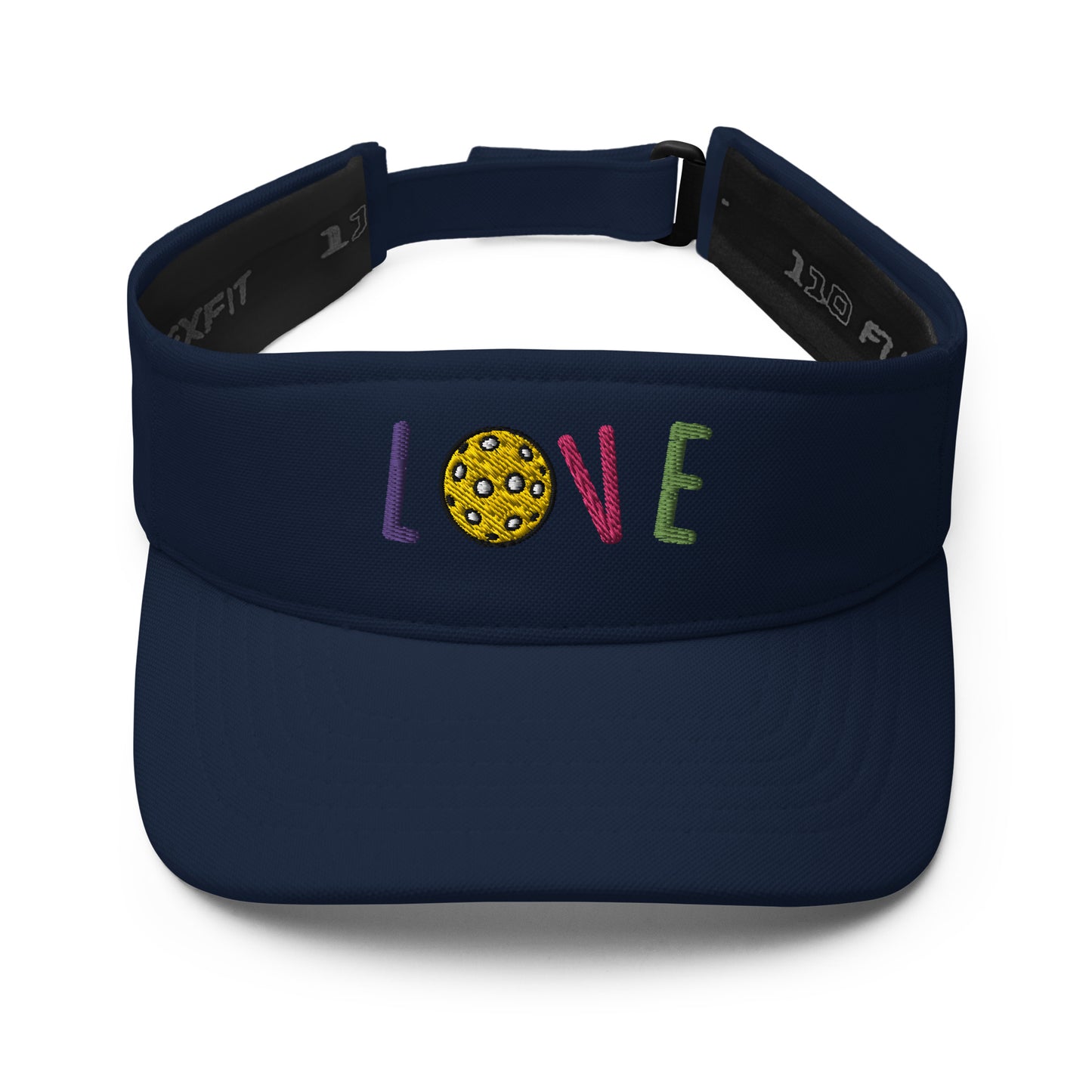 Visor: Embroidered Pickleball Love (more colors)