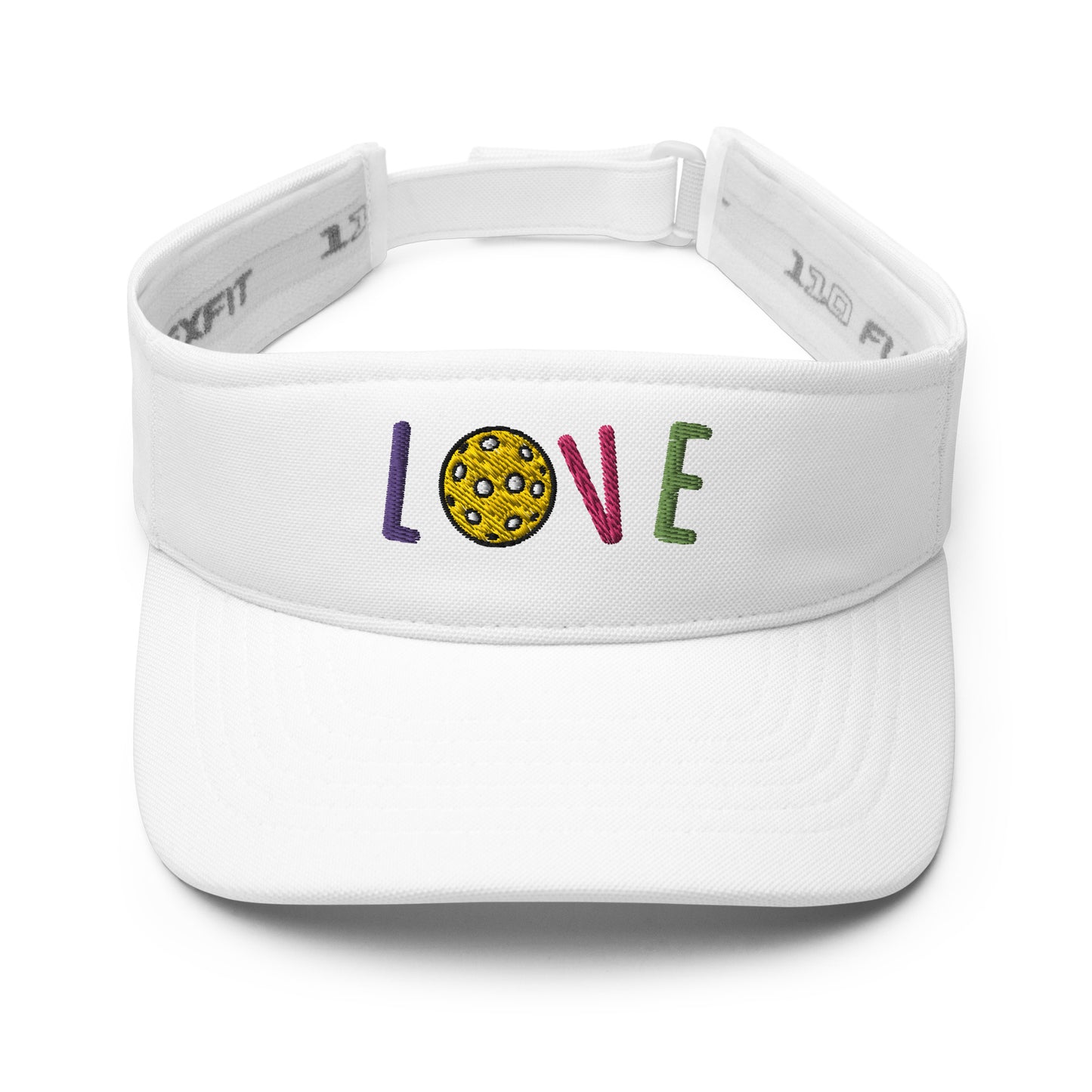Visor: Embroidered Pickleball Love (more colors)