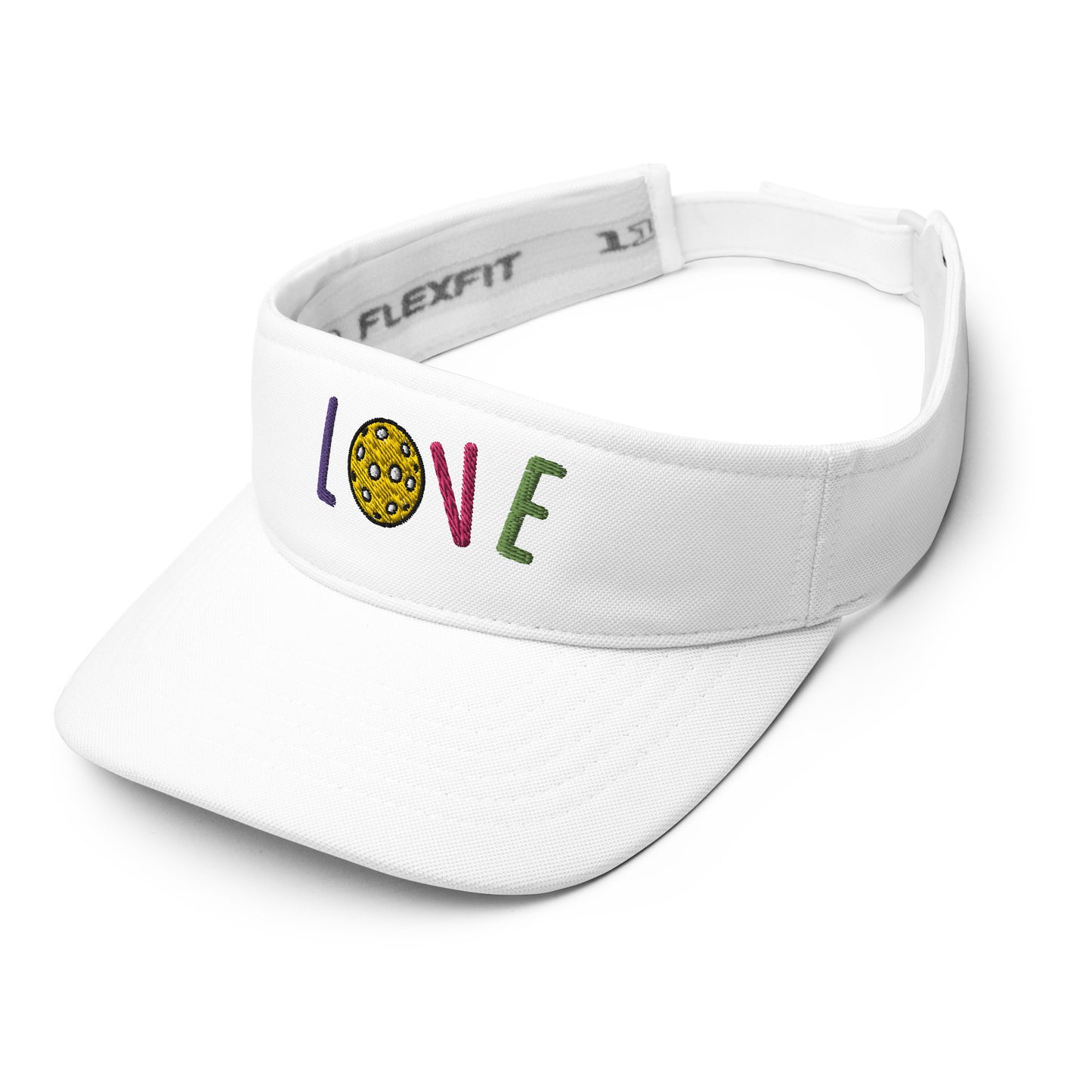 Visor: Embroidered Pickleball Love (more colors)