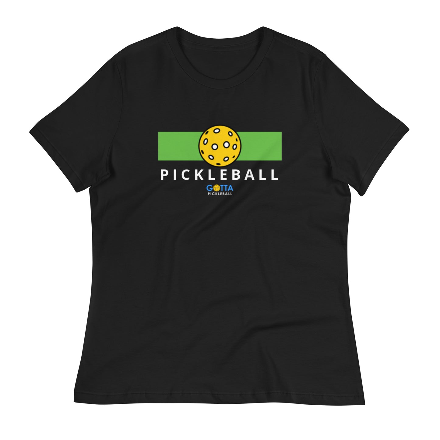 Women's T-Shirt Relaxed: Color Block Green (more colors)