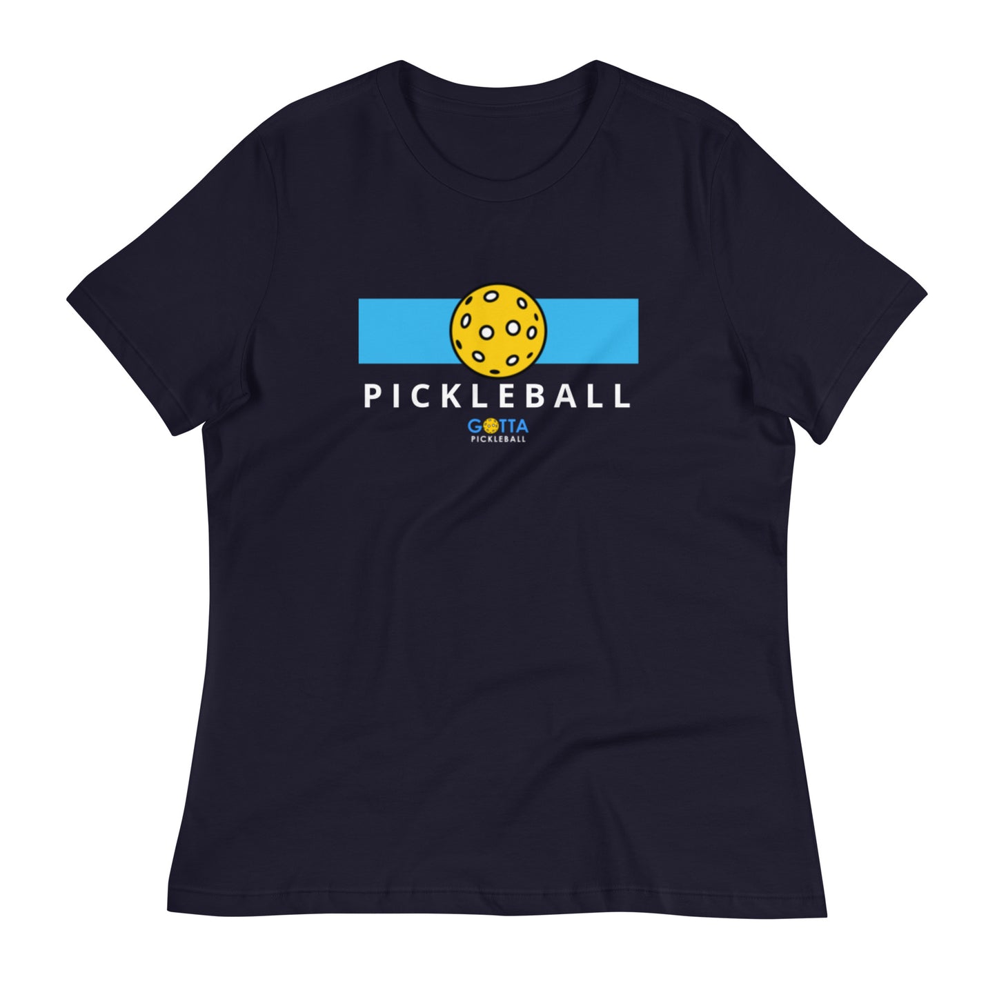 Women's T-Shirt Relaxed: Color Block Blue (more colors)