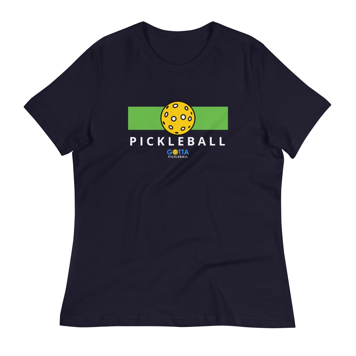 Women's T-Shirt Relaxed: Color Block Green (more colors)