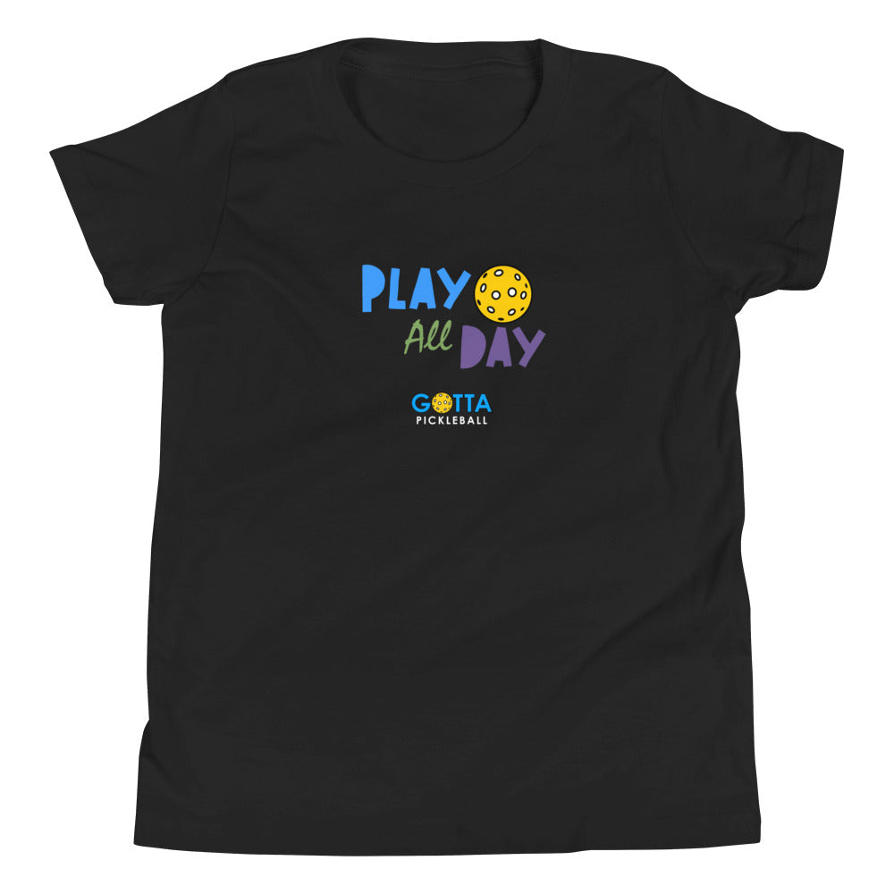 Youth T-Shirt: Play All Day Colors (more colors)