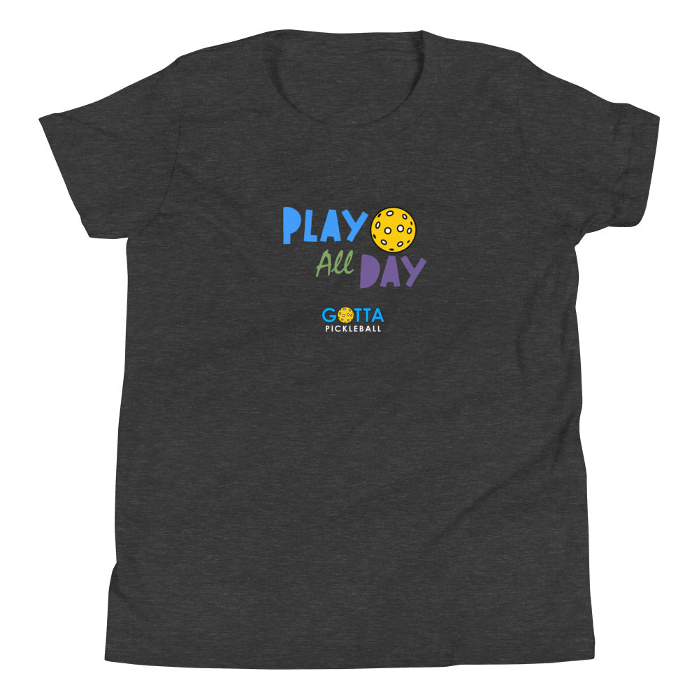 Youth T-Shirt: Play All Day Colors (more colors)