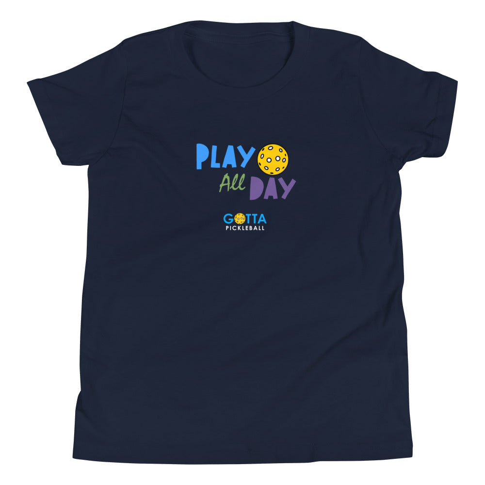 Youth T-Shirt: Play All Day Colors (more colors)