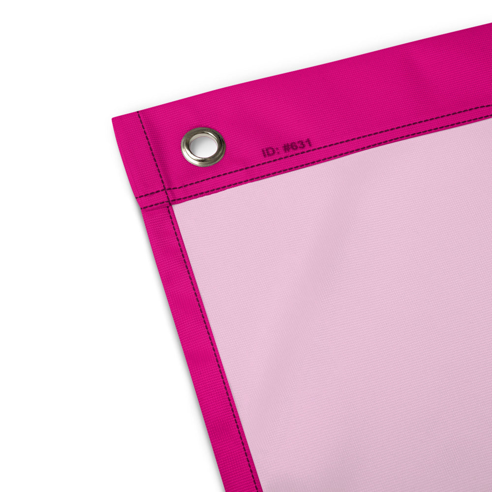 Banner/Flag: PICKLEBALL WITH GOTTA PICKLEBALL LOGO MEDIUM VIOLET DEEP PINK