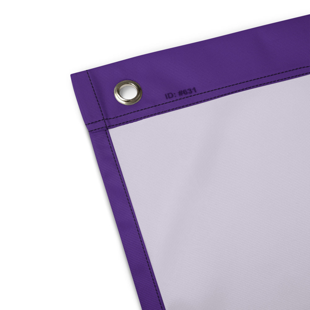 Banner/Flag: PICKLEBALL WITH GOTTA PICKLEBALL LOGO INDIGO DARK PURPLE