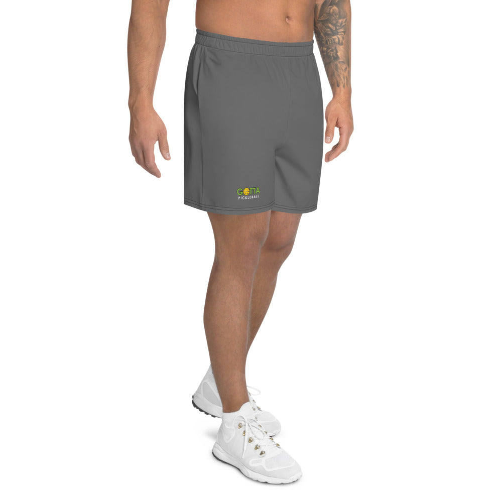 pickleball shorts men's pockets gotta pickleball gray wicking comfortable playing pickleball