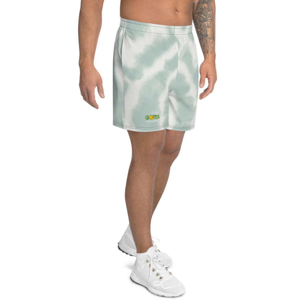 pickleball shorts men's pockets gotta pickleball green tie dye wicking comfortable playing pickleball