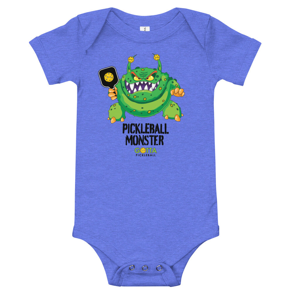 Baby Onesie: Pickleball Monster (more colors)