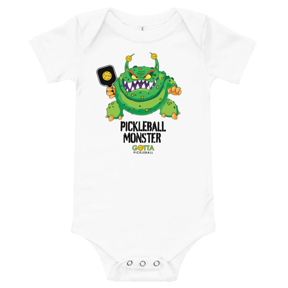 Baby Onesie: Pickleball Monster (more colors)