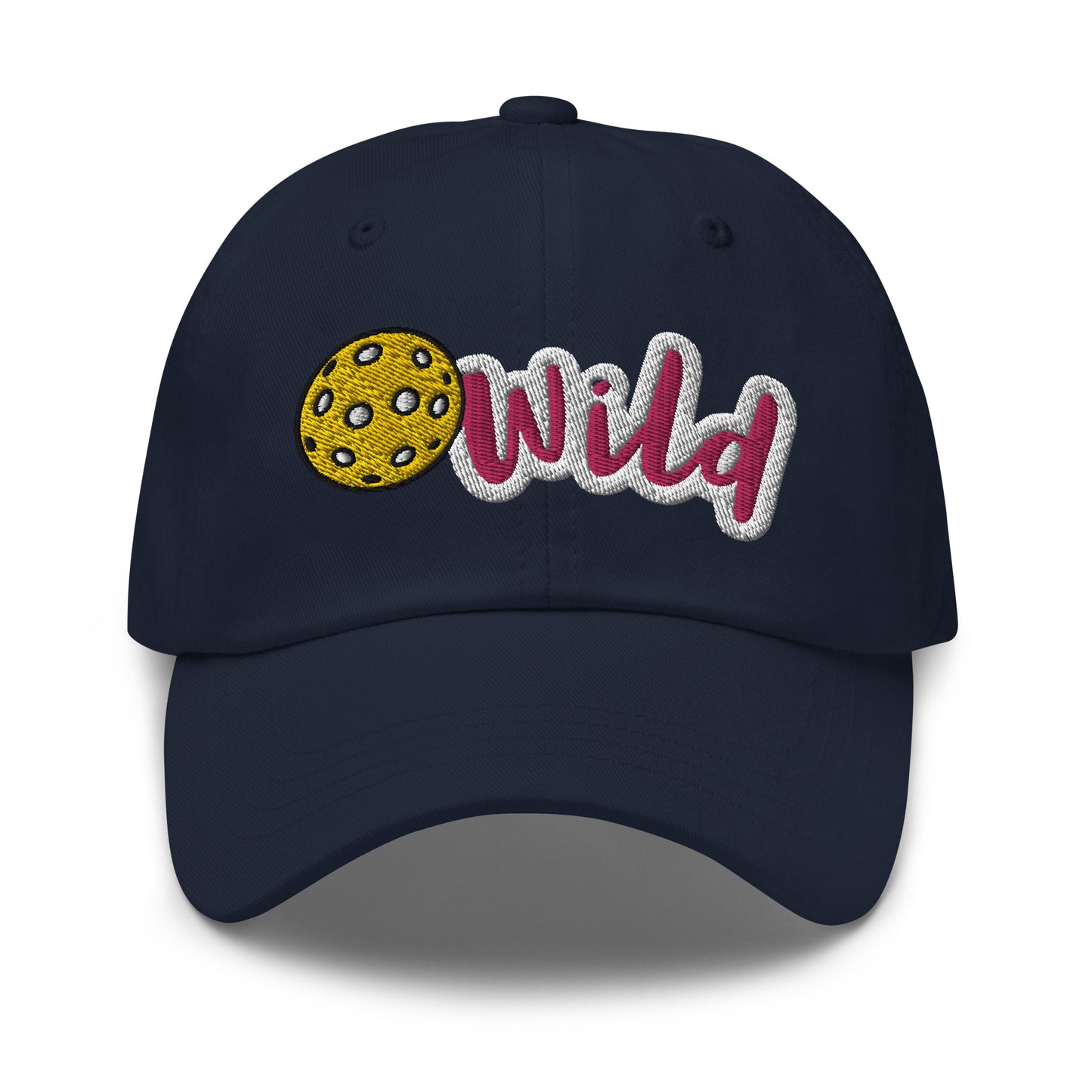 Cotton Twill Classic Cap: Embroidered Hat Pickleball Wild (more colors)