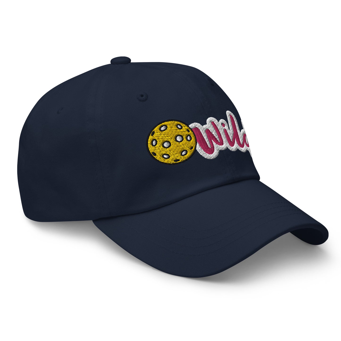 Cotton Twill Classic Cap: Embroidered Hat Pickleball Wild (more colors)