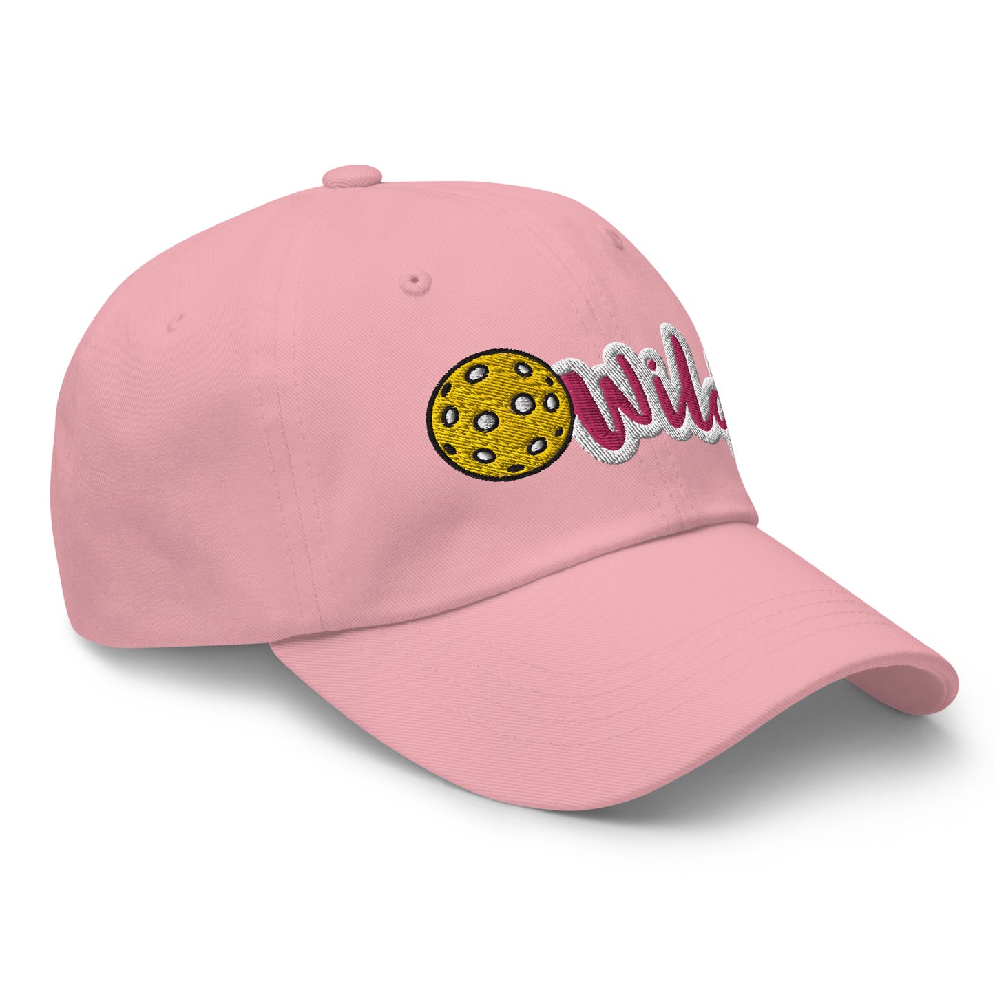 Cotton Twill Classic Cap: Embroidered Hat Pickleball Wild (more colors)