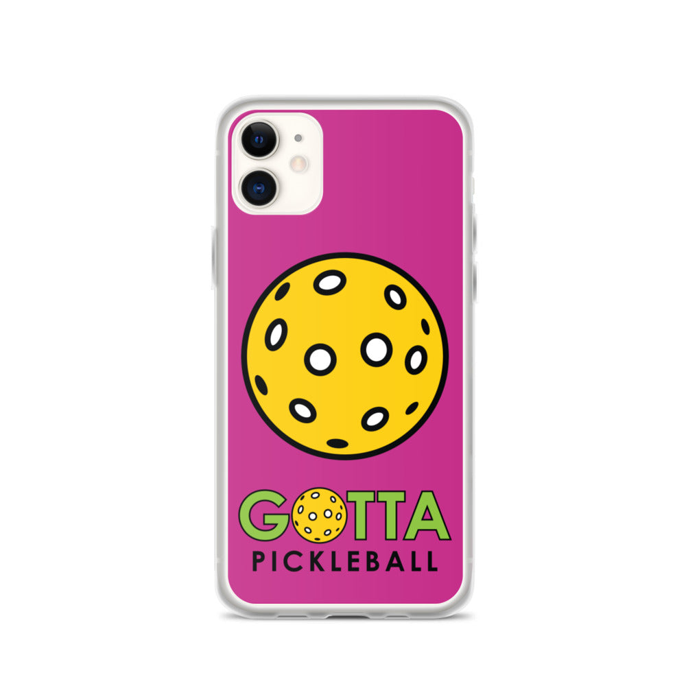 iPhone Case: GOTTA PICKLEBALL MEDIUM RED VIOLET