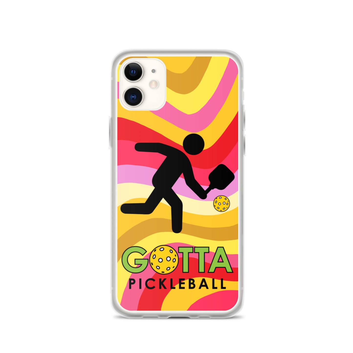 iPhone Case: GOTTA PICKLEBALL WITH OUR MASCOT OZZIE SUMMER SUN WAVES