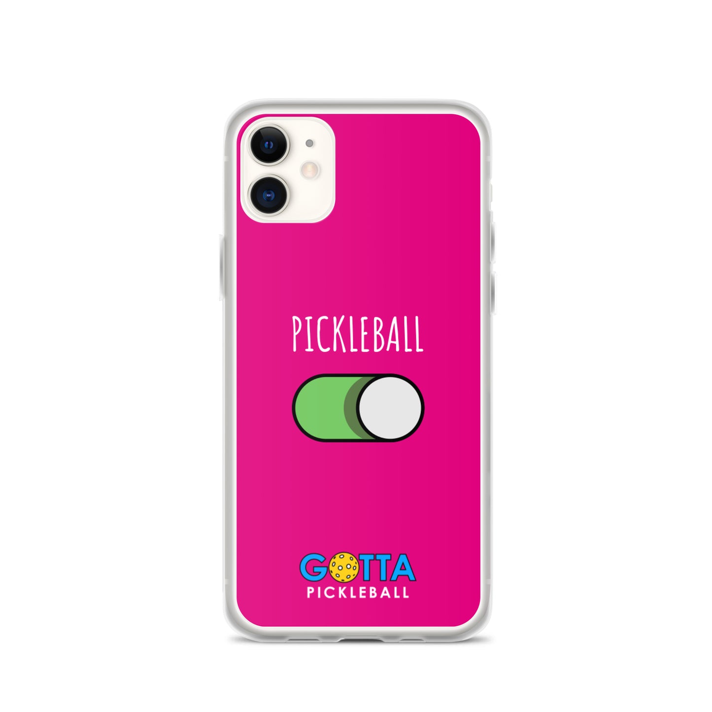 iPhone Case:PICKLEBALL ON: MEDIUM VIOLET