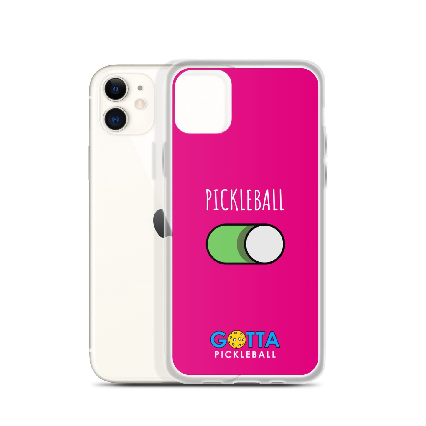 iPhone Case:PICKLEBALL ON: MEDIUM VIOLET